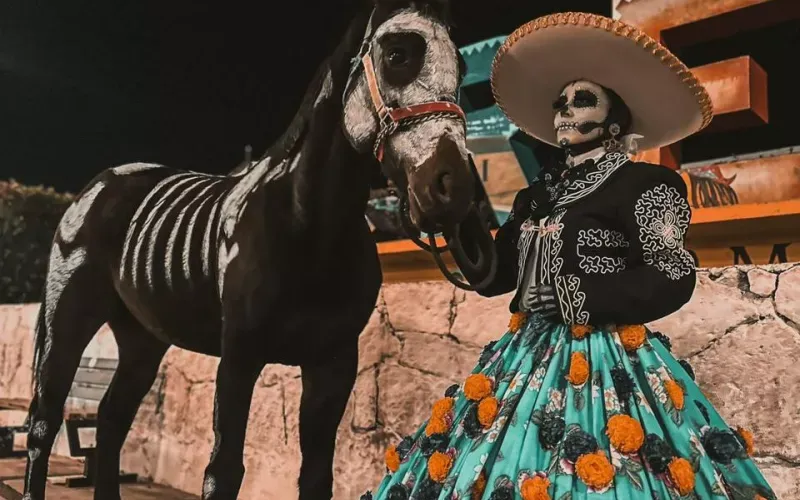 Concurso de Catrinas en Creel